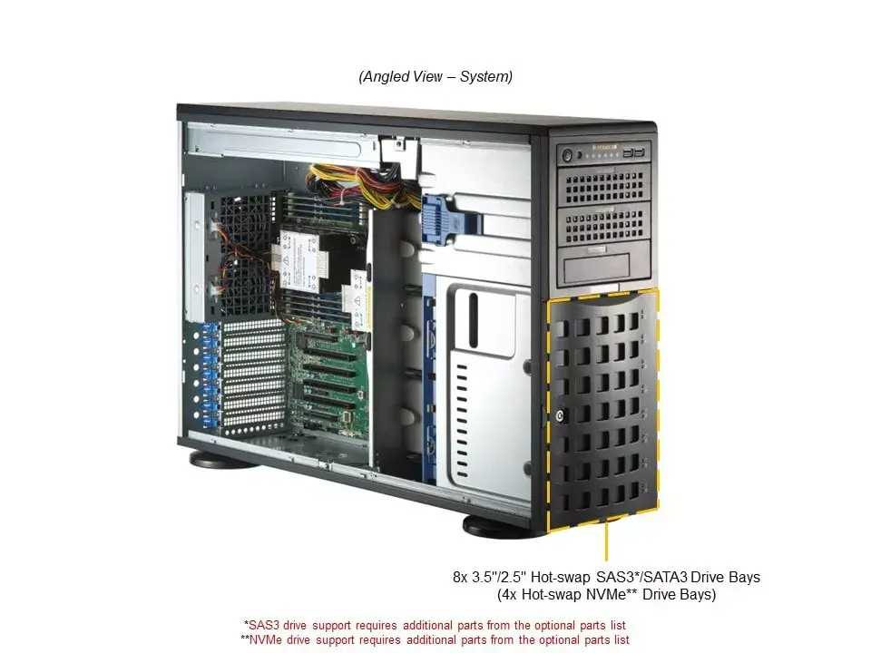 Сервер Supermicro SYS-741GE-TNRT barebone Photo 2
