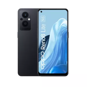 OPPO Reno 8 Lite 16,3 cm (6.43") Divas SIM kartes Android 11 5G USB Veids-C 8 GB 128 GB 4500 mAh Melns