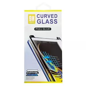 Закалённое защитное стекло HQ 9D Full Glue для Huawei P40 Pro, изогнутое, чёрное