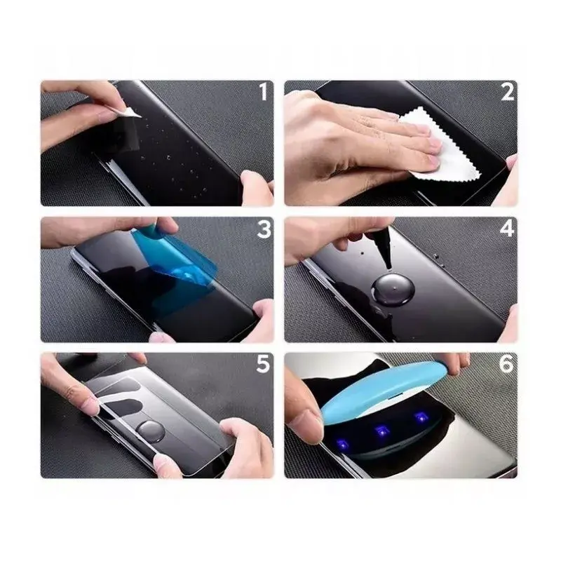 HQ 5D изогнутое закалённое стекло для Huawei P40 Pro Photo 2