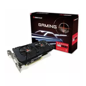 Videokarte BIOSTAR Radeon RX 580 8GB GDDR5, 2048 SP, 1284 MHz, 256‑bit, PCIe x16