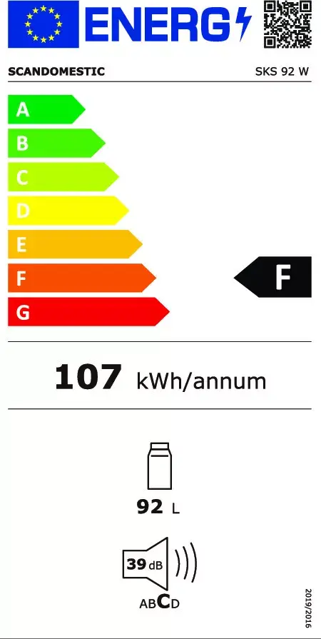 Холодильник Scandomestic SKS 92 W 92 л Photo 4