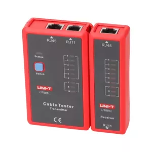 Cable tester electro base UT681L for UTP/FTP network cables, continuity and wiring check