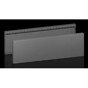 Trim panel Rittal VX 8660.044 Black Steel 800mm Depth 200mm Height