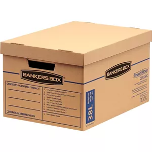 Storage box Fellowes 6203801 Rectangular Cardboard Natural 38L