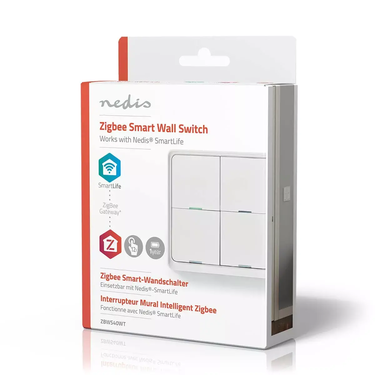 Light Switch Nedis ZBWS40WT Photo 11