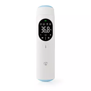 Digital remote sensing body thermometer Nedis BTHTIR10WT — ear and forehead, AAA alkaline, white