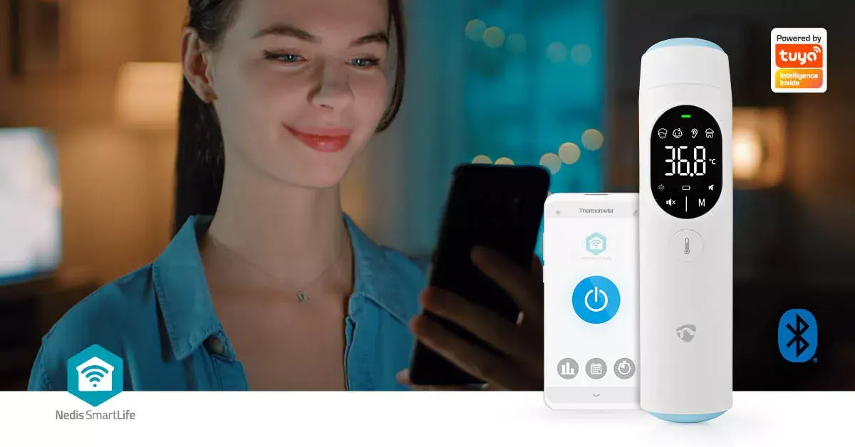 Nedis BTHTIR10WT digital ear and forehead thermometer Photo 16