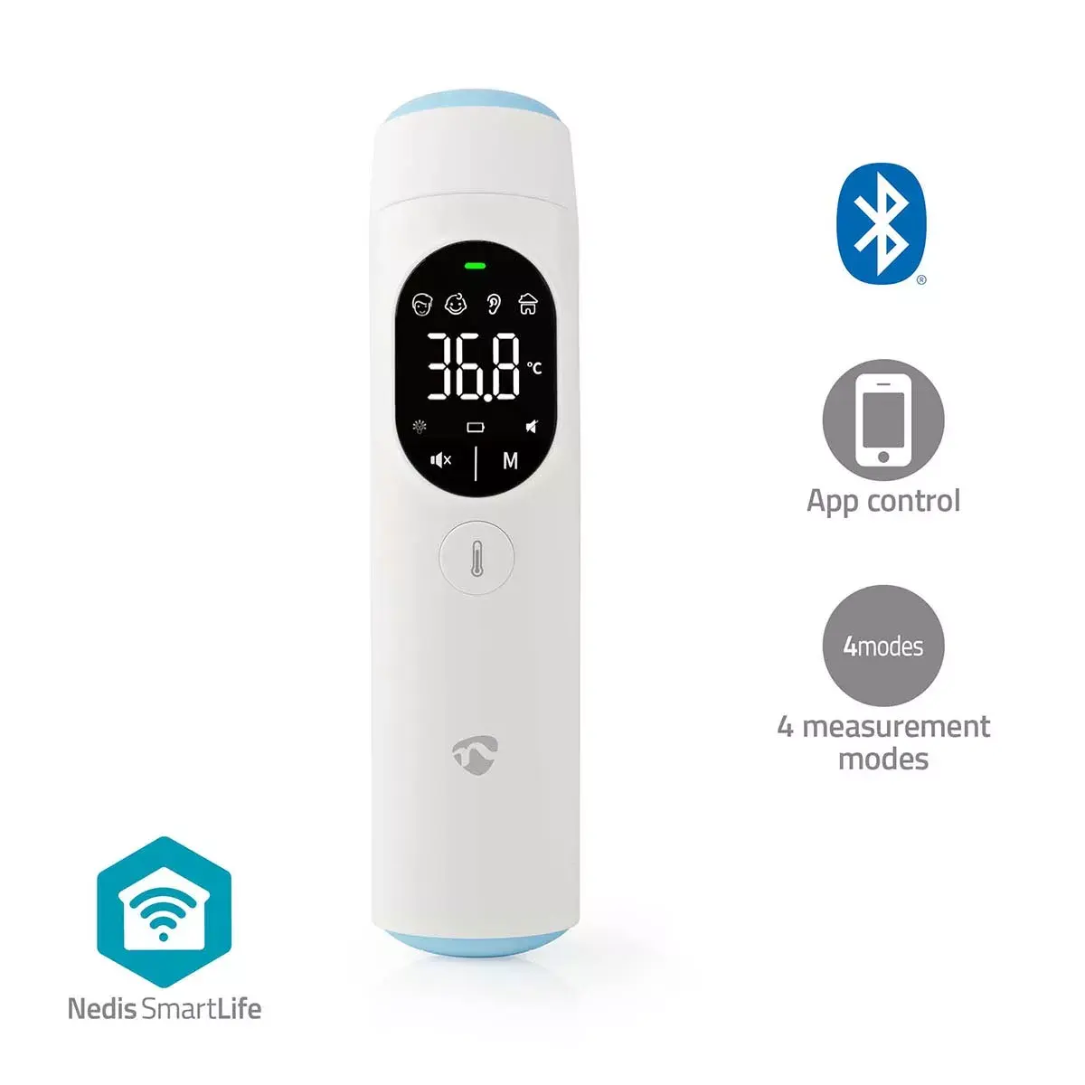 Nedis BTHTIR10WT digital ear and forehead thermometer Photo 17
