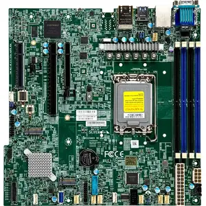 Материнская плата Supermicro MBD-X13SCH-F Intel C226 Micro ATX LGA 1700 DDR5 4x DIMM 128 ГБ PCIe 4.0/5.0 SATA III RAID