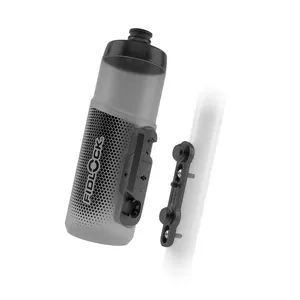 FIDLOCK TWIST Velosipēda pudele 600 ml Polipropilēns Melna Pelēka