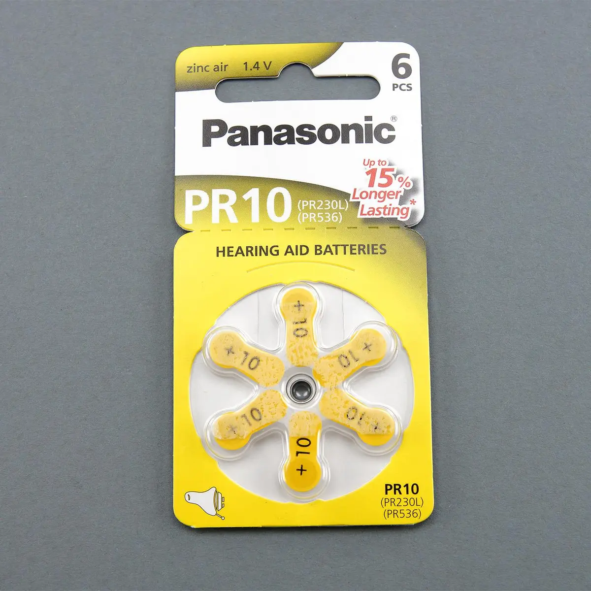 Pogu bateriju komplekts Panasonic PR10/230H priekš