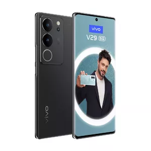 Смартфон Vivo V29 — 6.78" (17.2 см) AMOLED, Snapdragon 778G, 8 ГБ RAM, 256 ГБ, Dual SIM, 50 МП двойная камера, 4600 мАч, чёрный
