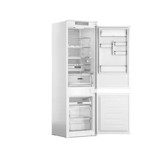 Built-in fridge freezer WHIRLPOOL WHC18 T573, 220 L total, 182 L fridge / 68 L freezer, bottom freezer, white