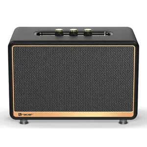 Портативная стерео колонка TRACER M45 Black — Bluetooth 5.0, 45 W RMS, FM радио, встроенный микрофон, от батареи