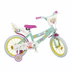 Bērnu velosipēds Toimsa TOI1698 16 collas ar Peppa Pig dizainu, piemērots 3–6 gadu vecumam