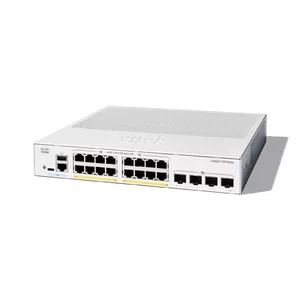 Pārvaldāms slēdzis Cisco Catalyst 1300-16P-4X 16 porti GE PoE 4x10GE SFP+