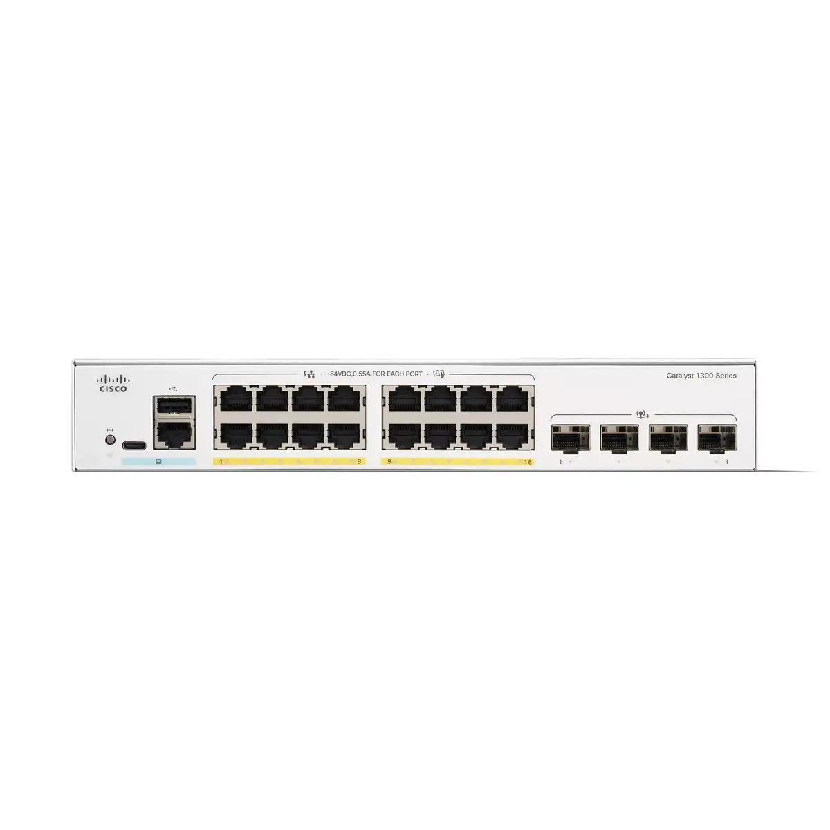 Управляемый коммутатор Cisco Catalyst 1300-16P-4X Photo 2