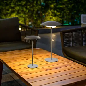 Bateriju lampa NewGarden SARDINIA 30 antracīts LED, pārnēsājama uzlādējama āra lampa