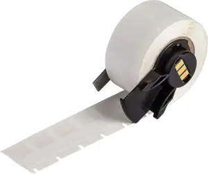 Label Brady M6-11-427 self-laminating vinyl white/transparent matt 12.70×9.53(19.05) mm for cables Ø 2.00–3.00 mm permanent 500 pcs