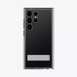 Viedtālruņa vāciņš Spigen Ultra Hybrid S priekš Galaxy S24 Ultra — pārvalks, caurspīdīgs, PC, piemērots 6.8" (17.3 cm), ar galda statīvu