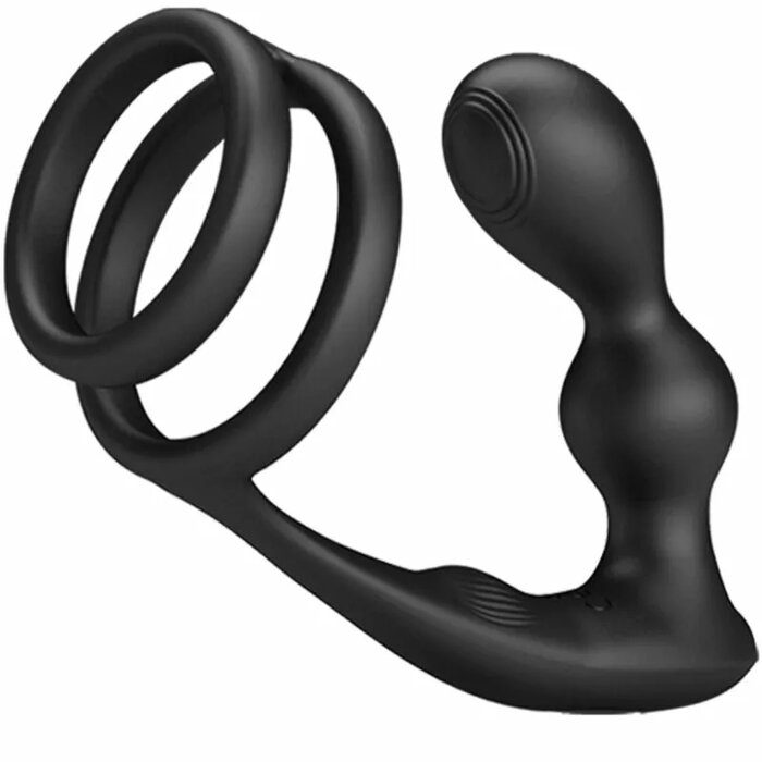 Anālais vibrators Pretty Love Silikons Melns