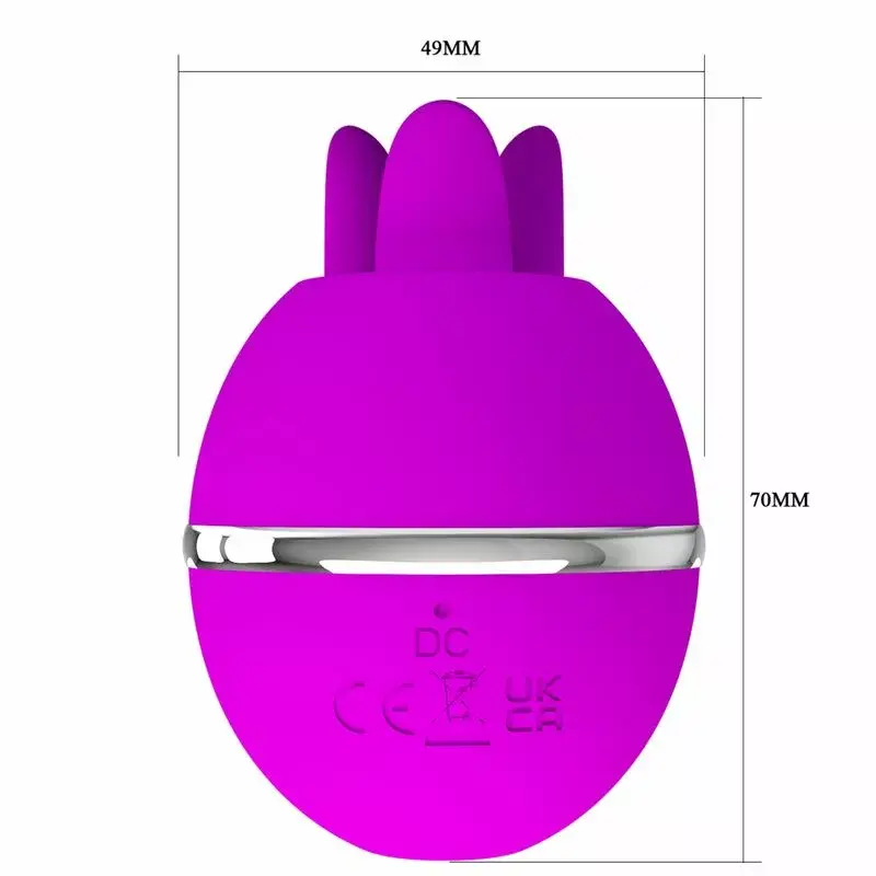 Vibrator pretty love Gemini Ball — purple silicone Photo 7