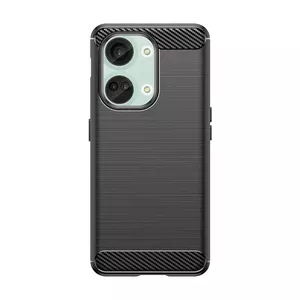 Carbon Case silikona maciņš priekš OnePlus Ace 2V|OnePlus Nord 3 - melns