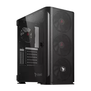 PC case Savio SHADOW X2 Midi Tower Black