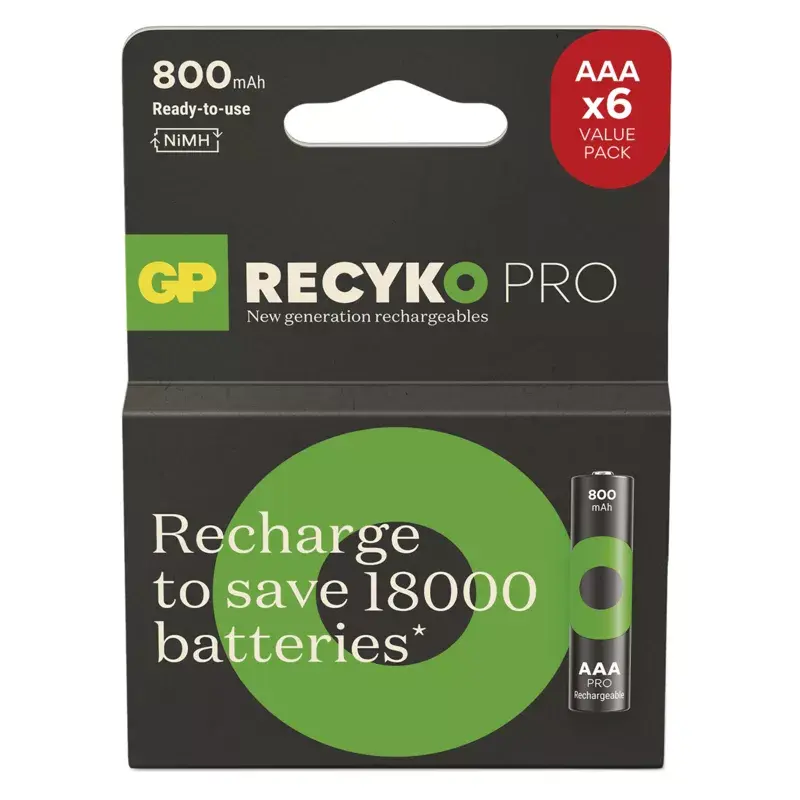Uzlādējama baterija GP Batteries ReCyko Pro B2618V Photo 2