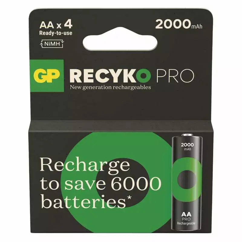 Uzlādējama baterija GP Batteries ReCyko Pro B26204 Photo 2