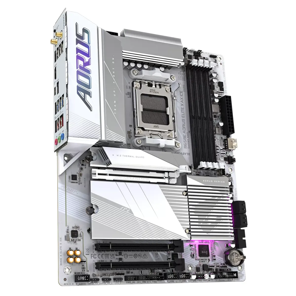 Pamatplate GIGABYTE B650E AORUS ELITE X AX ICE, B650E Photo 3