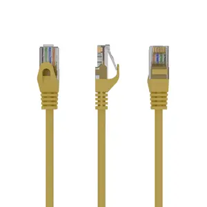 Gembird PP6U-1.5M/Y Networking Cable Yellow Cat6 U/UTP Round 1.5m RJ-45 Male to RJ-45 Male