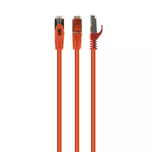 Networking cable GEMBIRD Cat6 S/FTP (S-STP) PP6A-LSZHCU-O-0.25M — 0.5 m, RJ-45, orange
