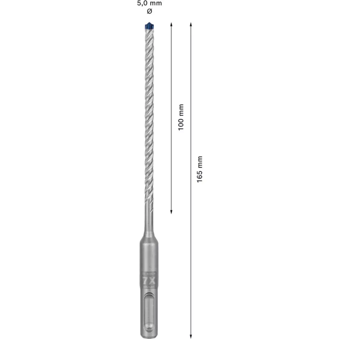 Набор буров Bosch Expert SDS-plus-7X 5 мм Photo 3
