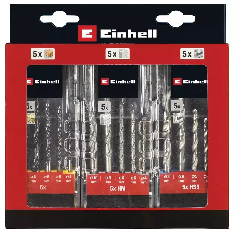 Drill bit set Einhell 49109157 Photo 3