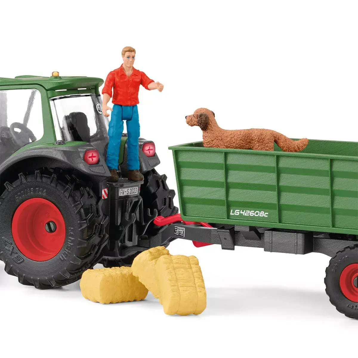 Traktors ar piekabi Schleich FARM WORLD 42608 Photo 4