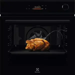 Встраиваемая духовка Electrolux EOC8P39H, пиролитическая очистка, матовый черный, класс энергопотребления A+