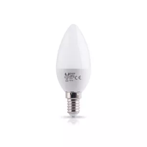 LED sveces spuldze E14 4W silti balta forever RTV001511