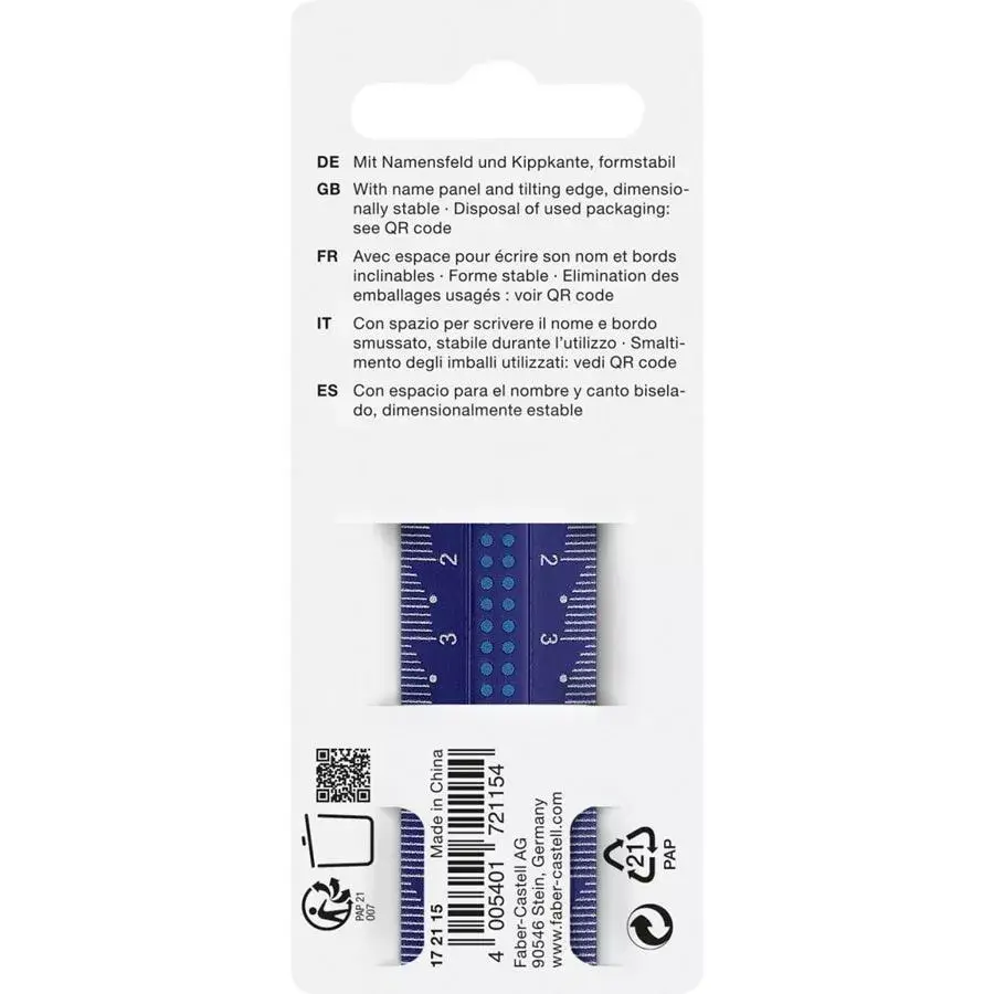 Desk ruler Faber-Castell Ruler 15 cm Dots Photo 3
