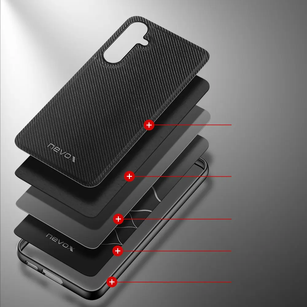 nevox StyleShell NYLO Чехол для Samsung Galaxy S24 Plus Черный Photo 5