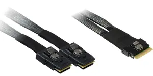 SAS Cable Inter-Tech 88885641 Black High-Quality Data Transfer