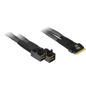 Inter-Tech SFF-8654 8i 2x SFF-8643 Melns