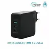 Lādētājs Mobilis 100W 2USB C 1USBA Photo 2