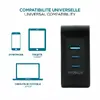 Lādētājs Mobilis 100W 2USB C 1USBA Photo 4