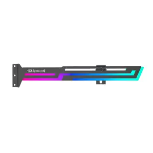 Computer case part REDRAGON RD-GCP03 RGB — black, 280×50×11 mm
