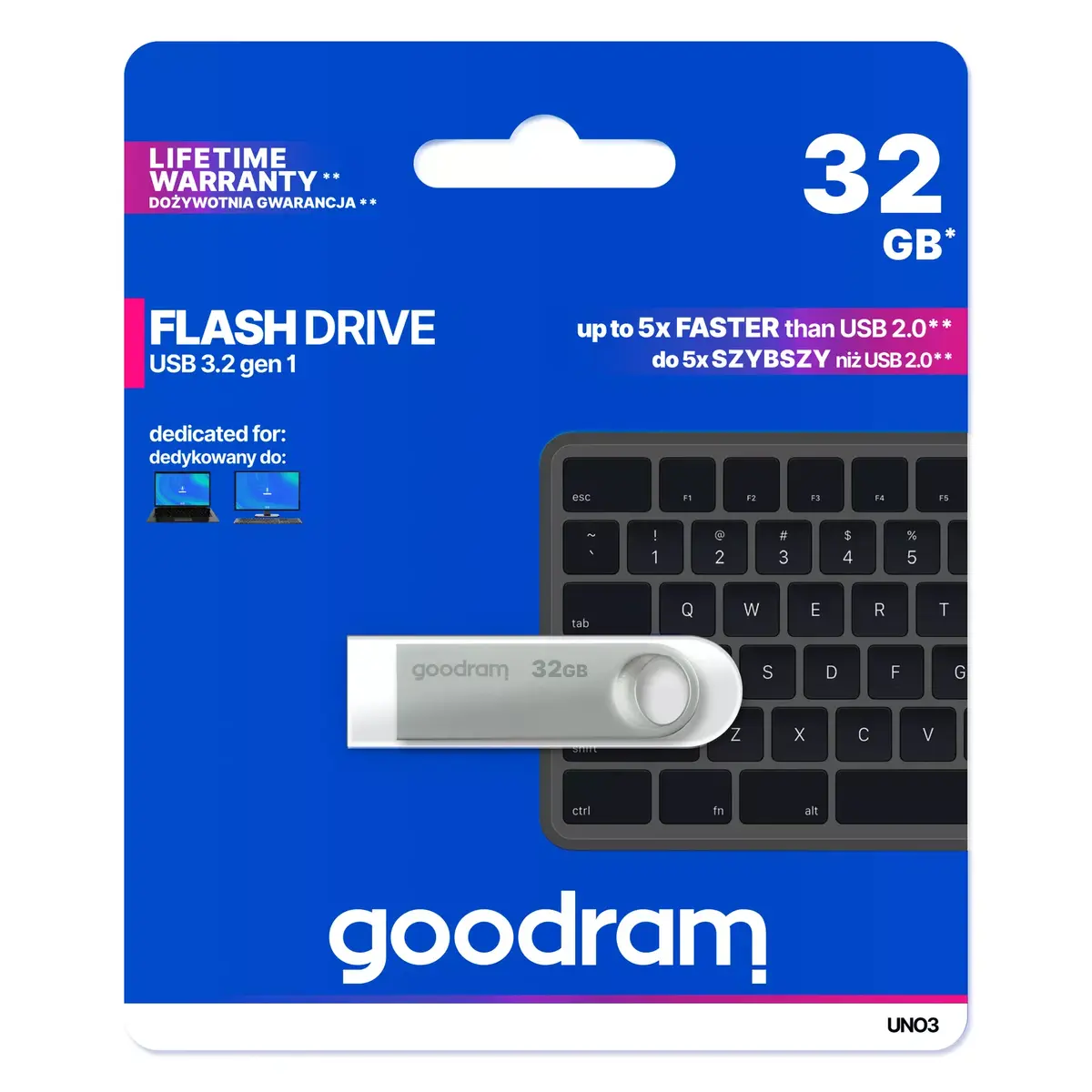 GOODRAM UNO3-0320S0R11 32 ГБ USB-накопитель Photo 3
