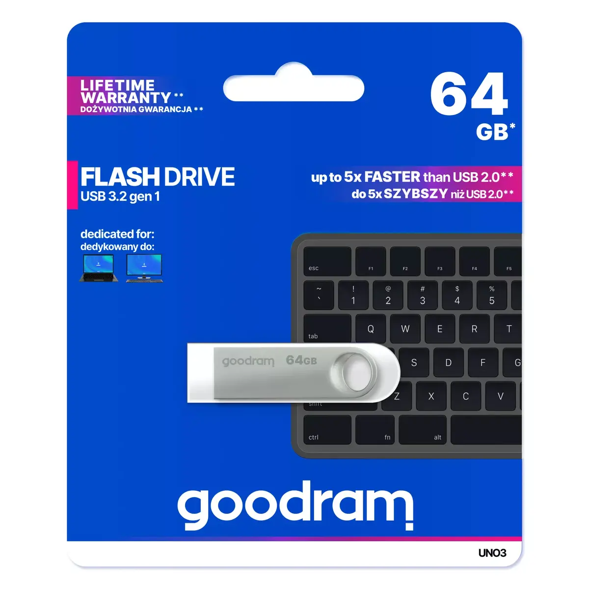 GOODRAM UNO3-0640S0R11 64 GB USB flash drive Photo 3