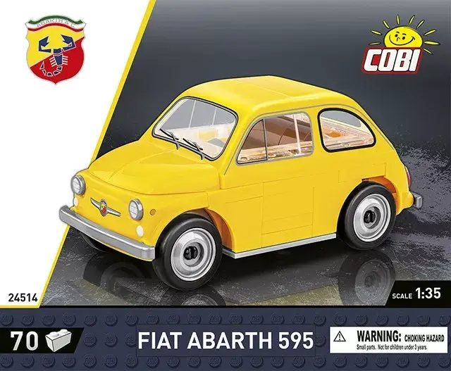 Cobi konstruktors Fiat Abarth 595 — 1:35 modelis 24514 Photo 2
