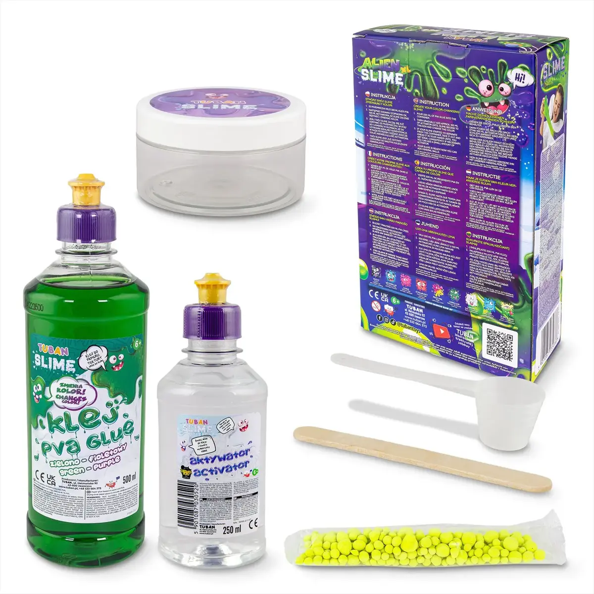 TUBAN DIY SLIME ALIEN XL radošais komplekts Photo 2